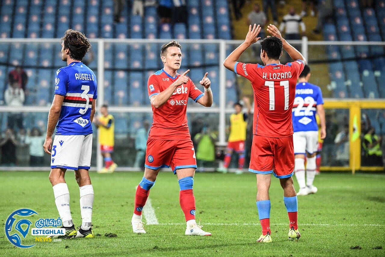  سامپدوریا 0-4 ناپولی 