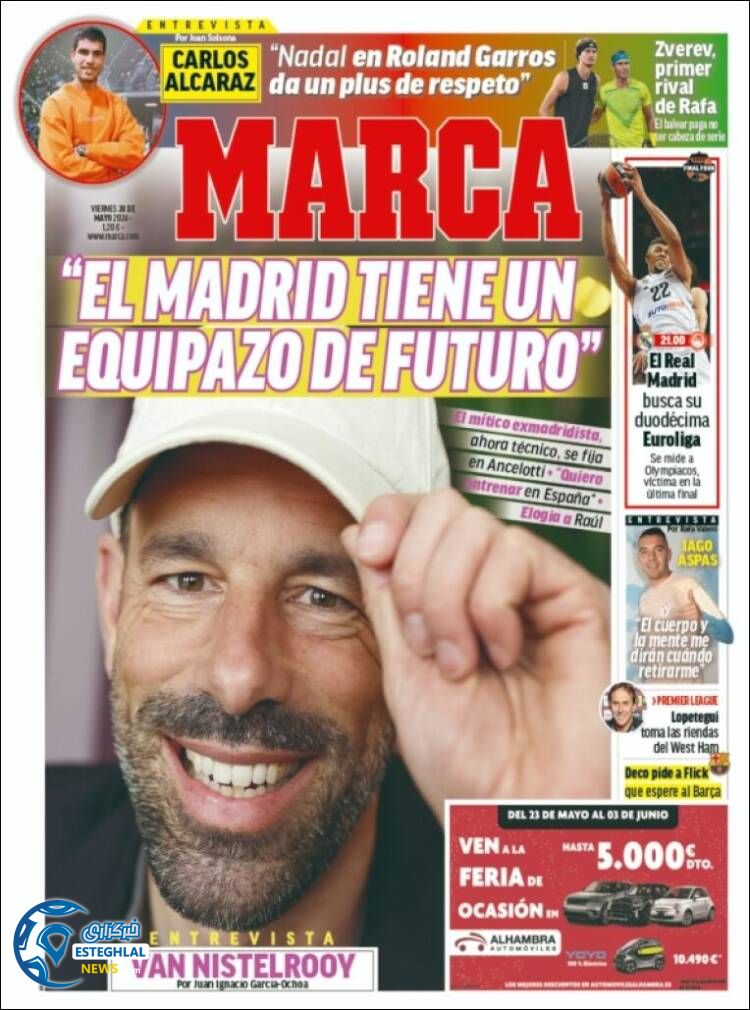 روزنامه ورزشی مارکا جمعه 4 خرداد 1403 