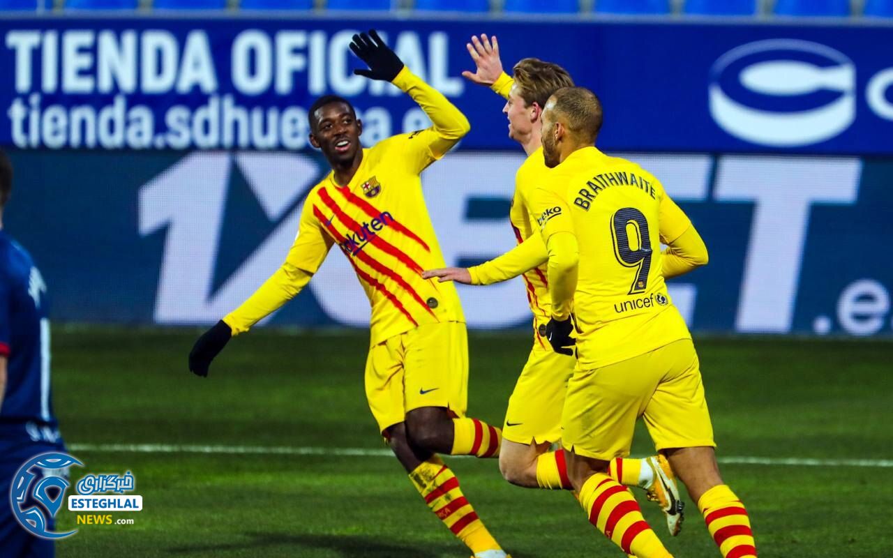 هوئسکا 0-1 بارسلونا