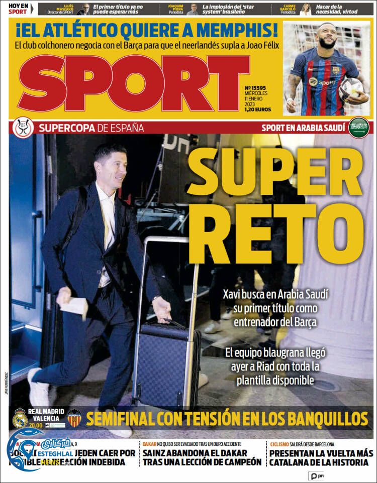 روزنامه ورزشی اسپورت چهارشنبه 21 دی 1401 