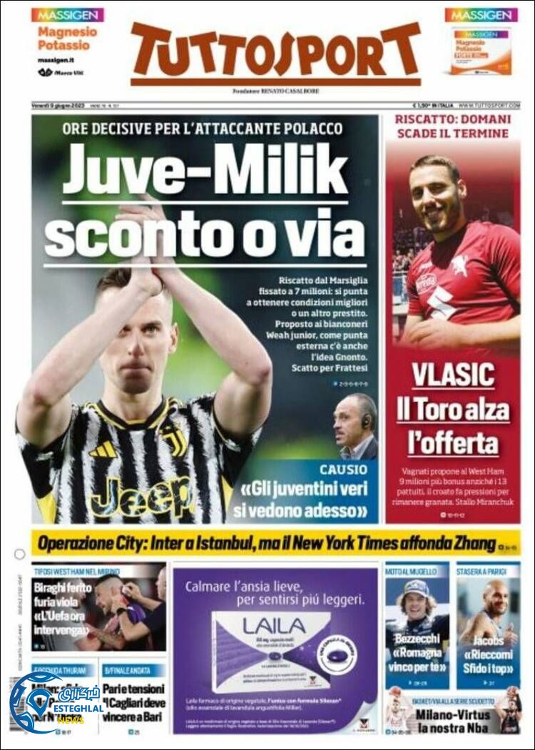 روزنامه ورزشی توتو اسپورت جمعه 19 خرداد 1402  