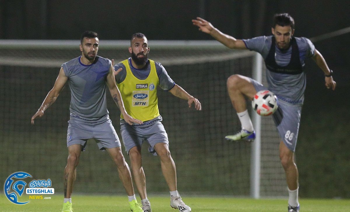 تمرین استقلال در دوحه