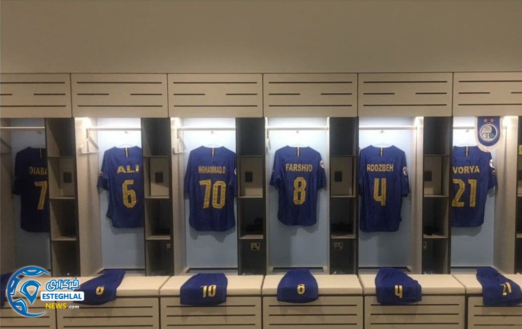 شماره پیراهن بازیکنان استقلال