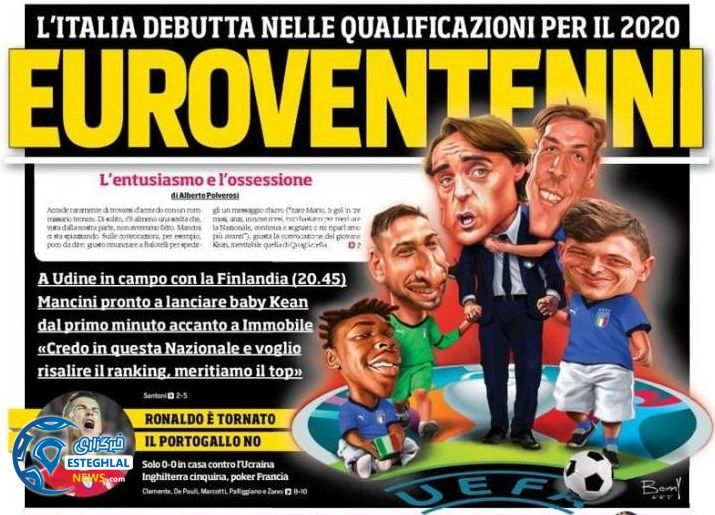 روزنامه های ورزشی جهان شنبه 3 فروردین 1398