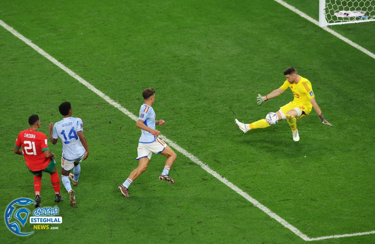 مراکش 0(3)-(0)0 اسپانیا