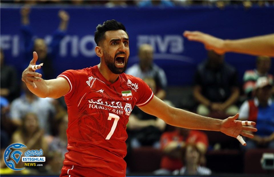 دیدار تیم های ملی والیبال ایران و کوبا