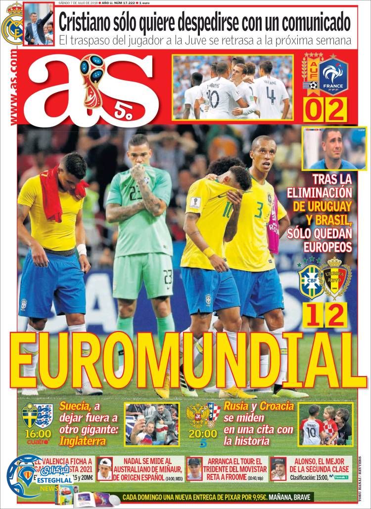 روزنامه آاس جمعه 15 تیر 1397