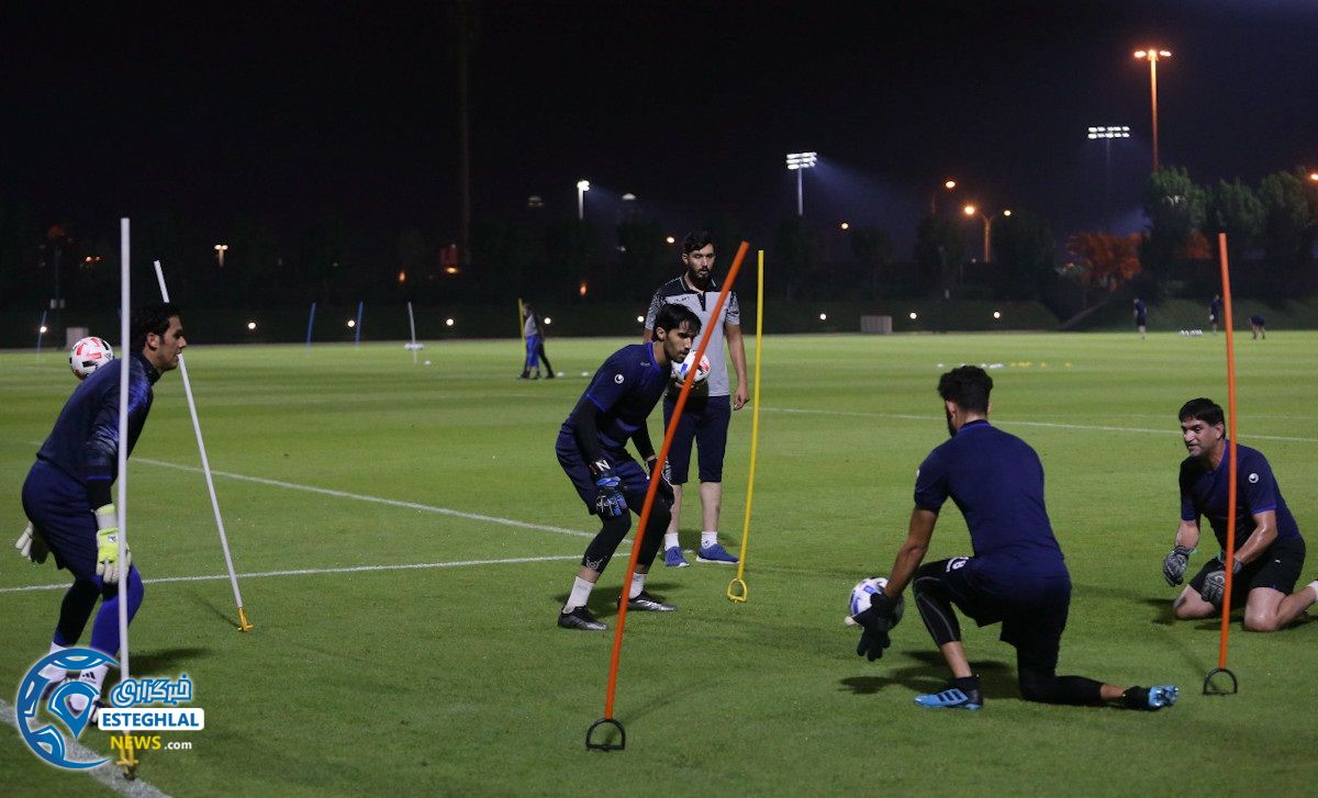 تمرین استقلال در دوحه