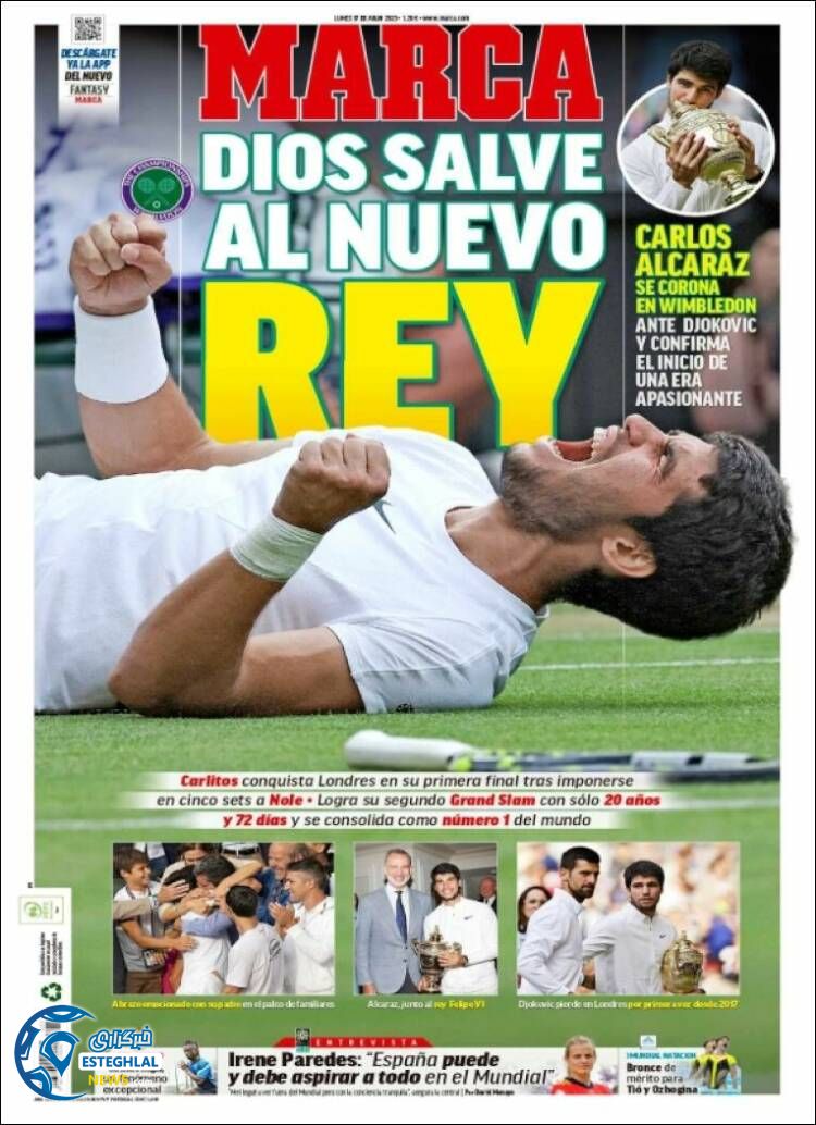 روزنامه ورزشی مارکا دوشنبه 26 تیر 1402 