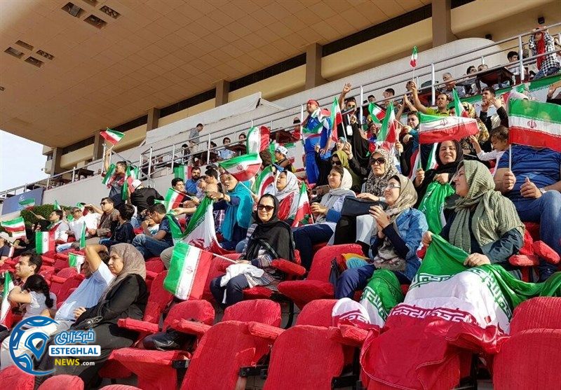 هواداران استقلال در سلطان قابوس