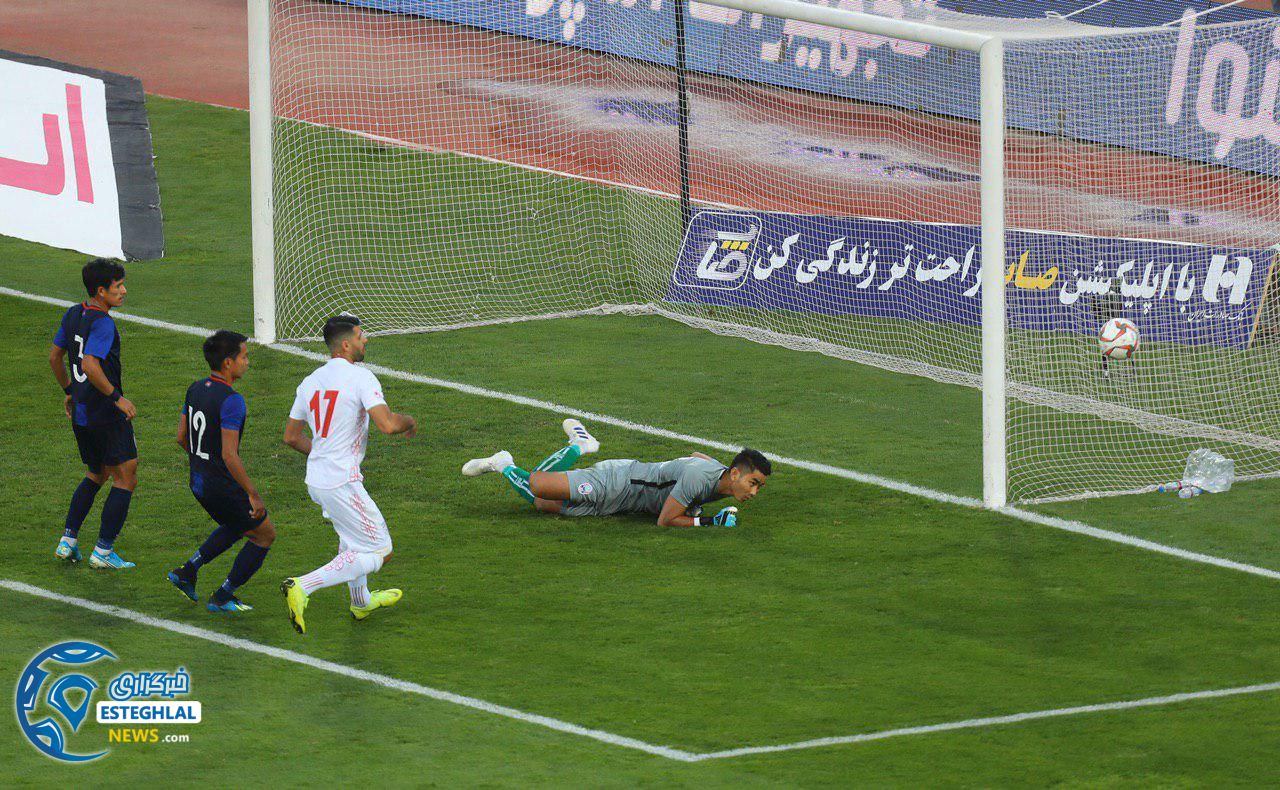 بازی تیم ملی ایران مقابل کامبوج