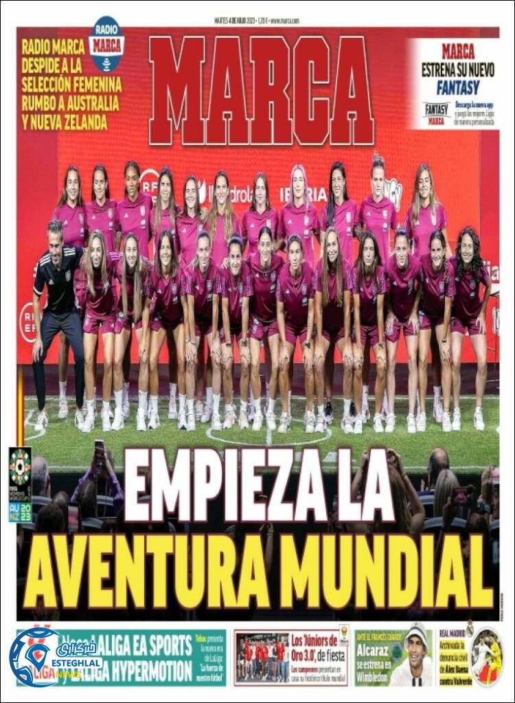 روزنامه ورزشی مارکا سه شنبه 13 تیر 1402 