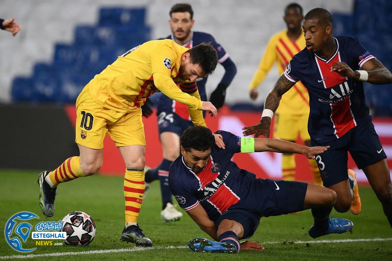 پاری سن ژرمن 1-1 بارسلونا