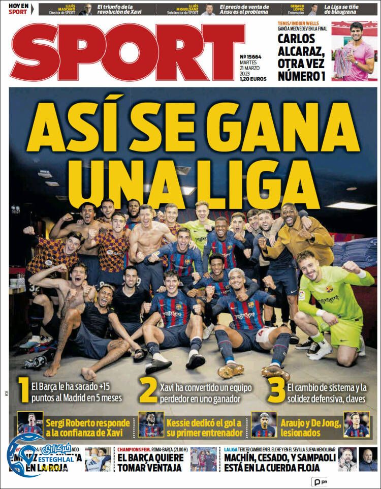 روزنامه های ورزشی اسپورت سه شنبه 1 فروردین 1402 