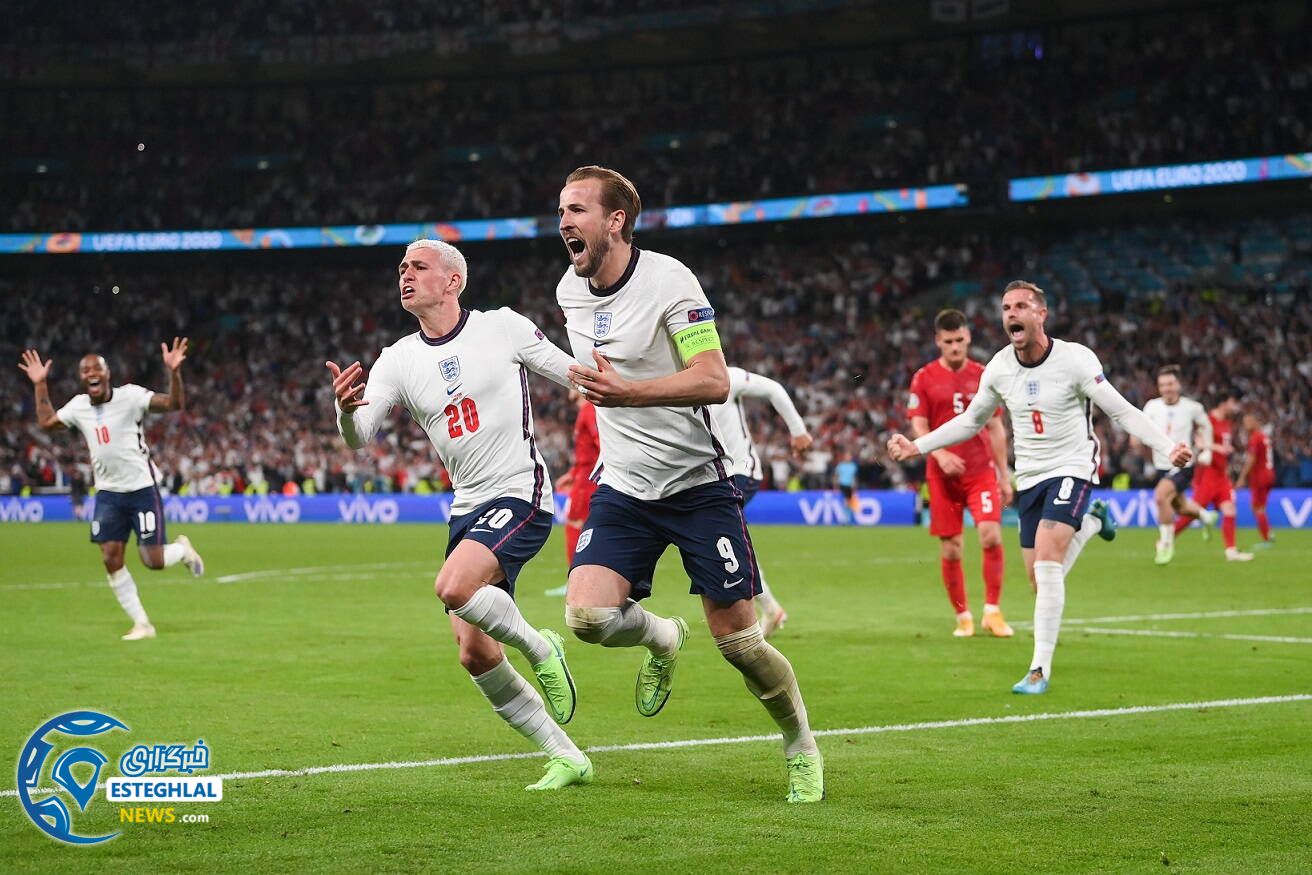 انگلیس 2-1 دانمارک