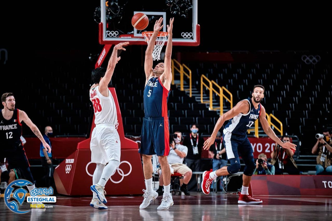 بسکتبال ایران و فرانسه