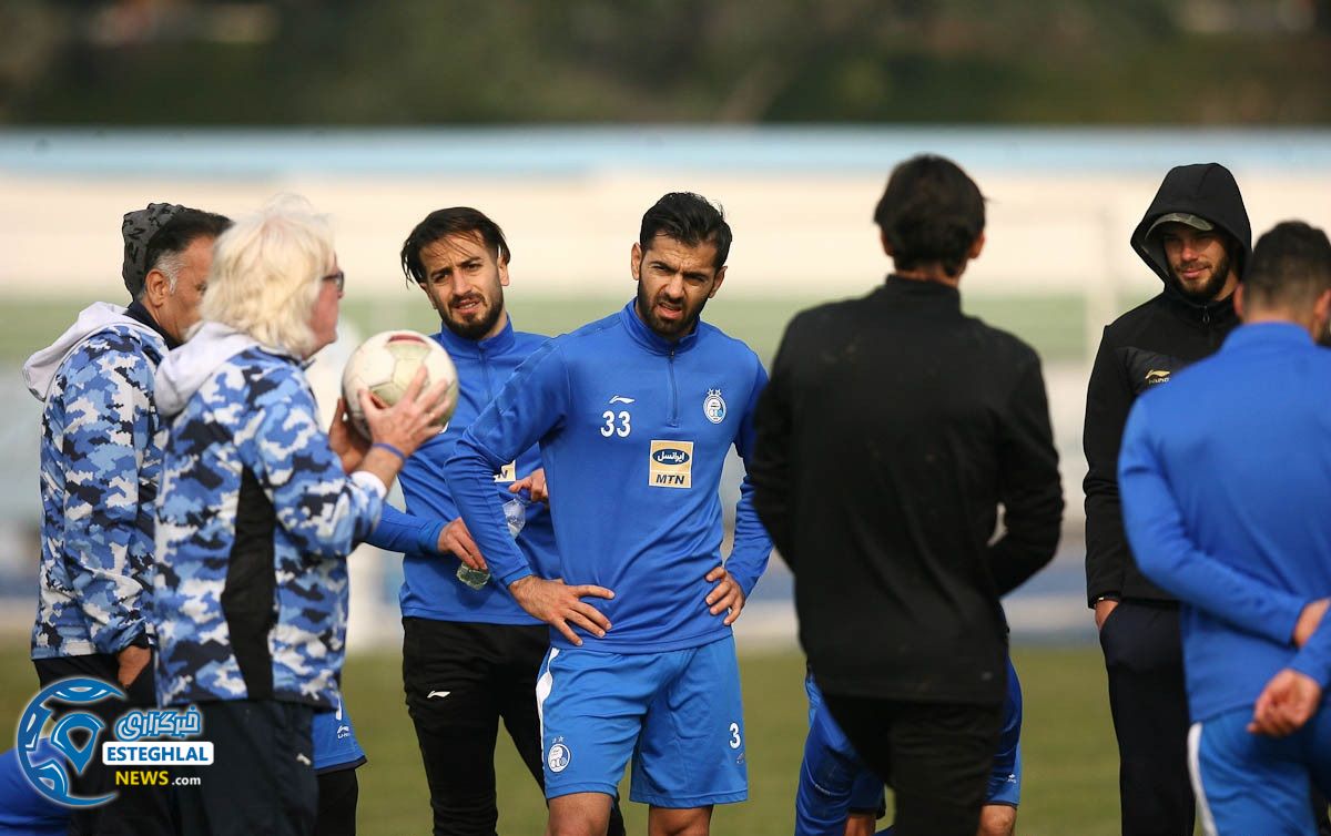 تمرین استقلال 12 آذر ماه 97