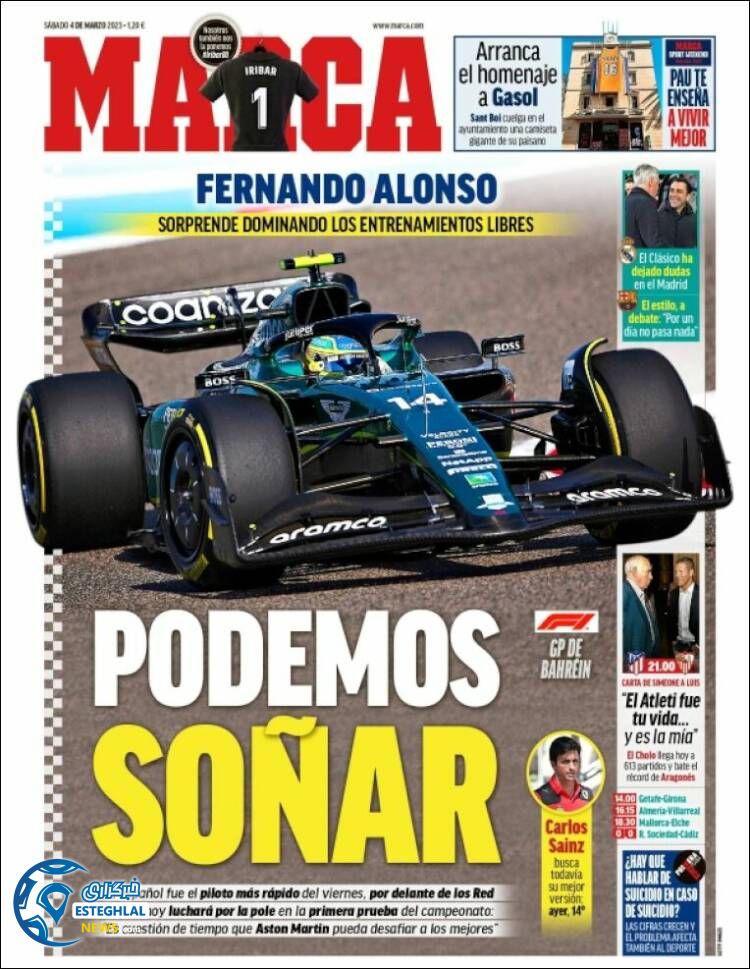 روزنامه ورزشی مارکا شنبه 13 اسفند 1401 