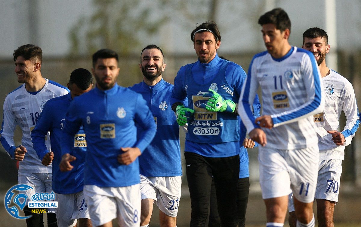 تمرین استقلال 19 دی ماه 97