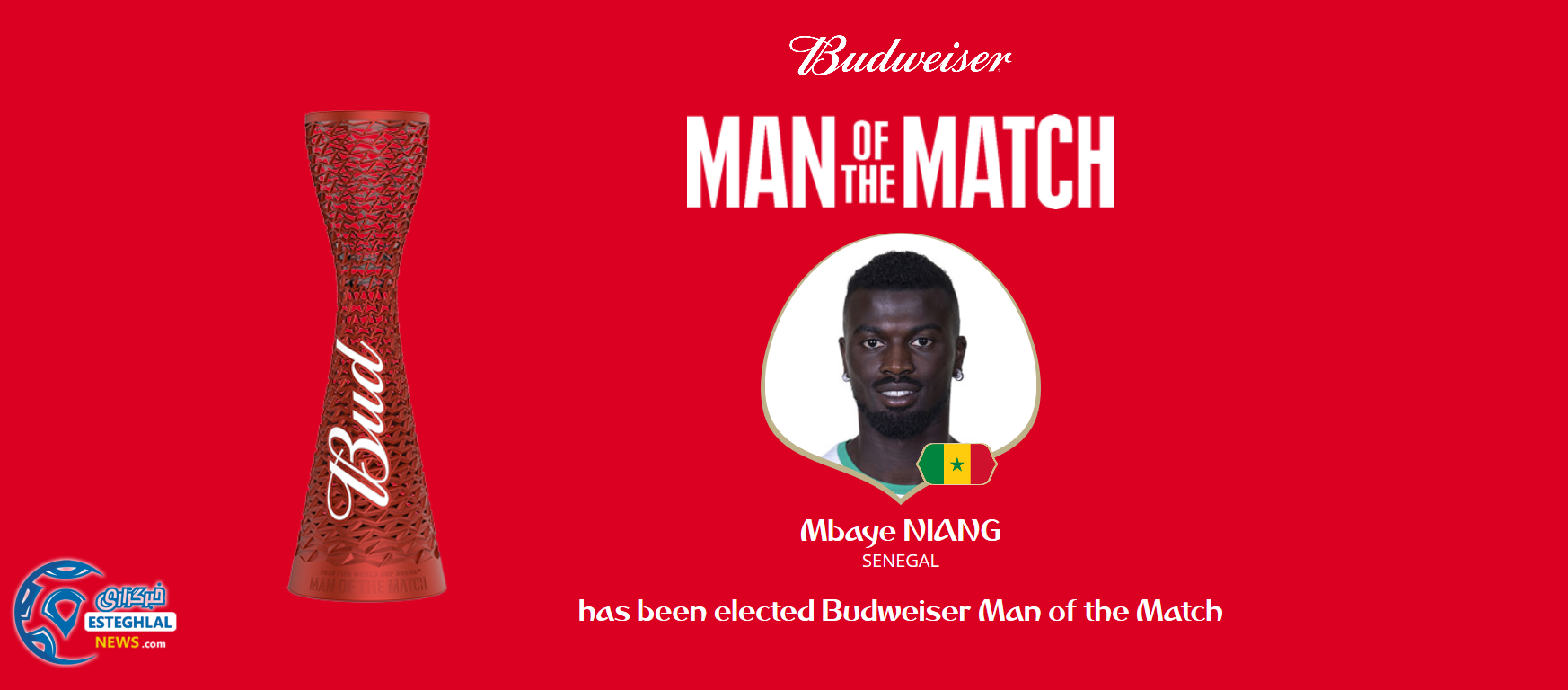 بهترین بازیکن دیدار لهستان و سنگال