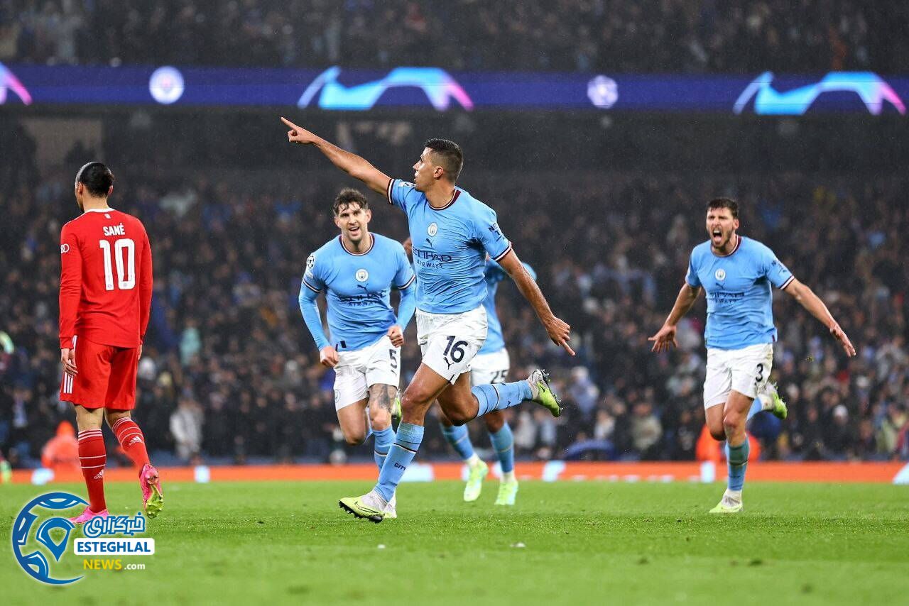 منچسترسیتی 3-0 بایرن مونیخ