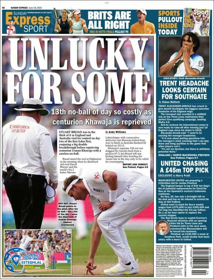 روزنامه ورزشی اکسپرس اسپورت یکشنبه 28 خرداد 1402 