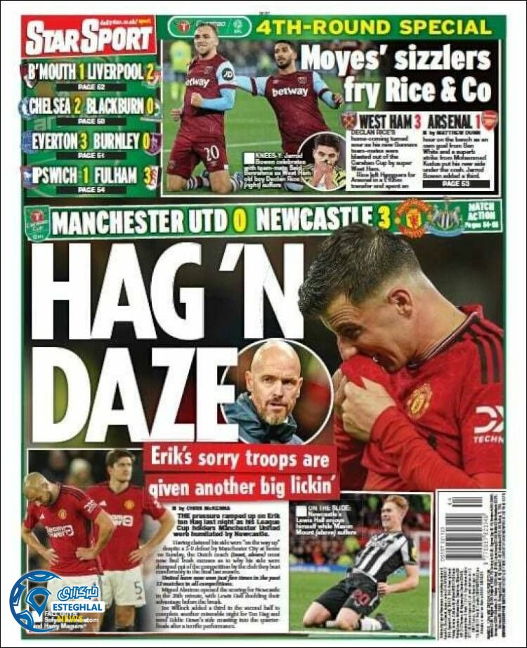 روزنامه ورزشی استار اسپورت پنجشنبه 11 آبان 1402