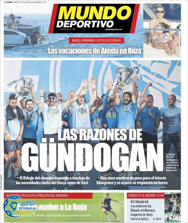 روزنامه ورزشی موندو دپورتیوو سه شنبه 23 خرداد 1402 