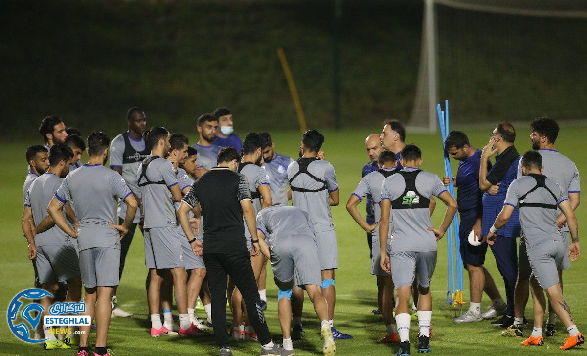 تمرین استقلال در دوحه