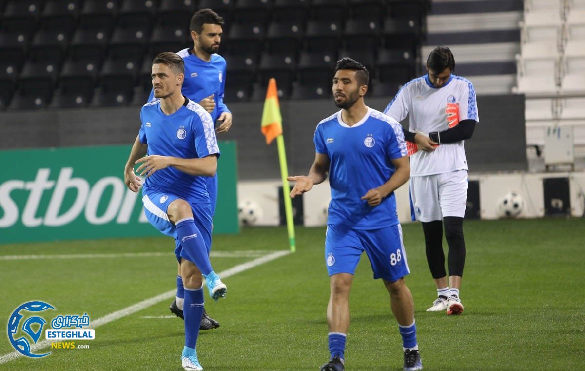 تمرین 23 بهمن ورزشگاه السد قطر