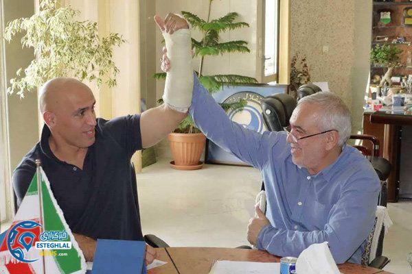 علی فتح الله زاده و علیرضا منصوریان