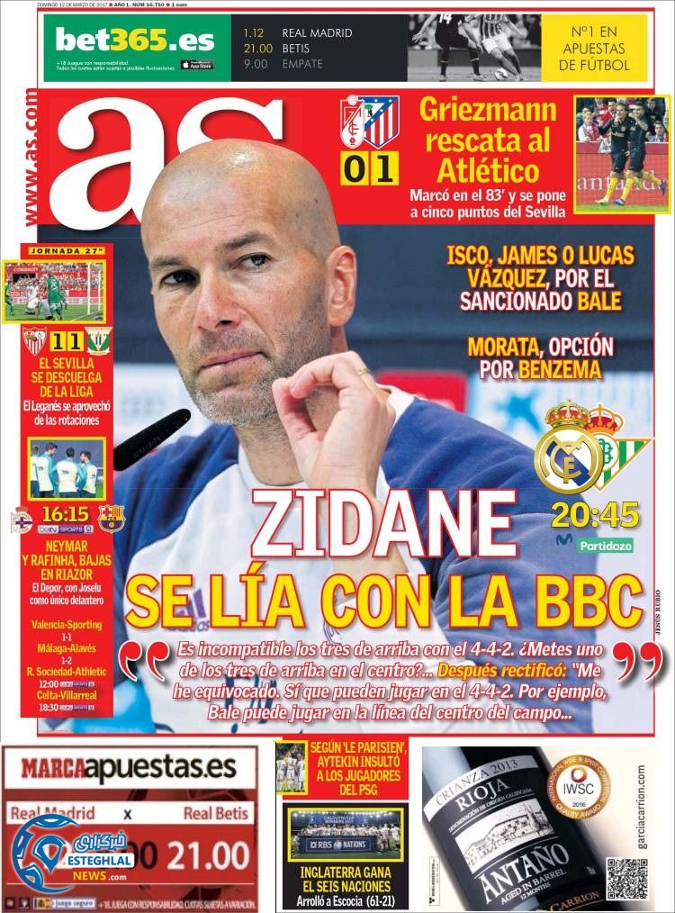 گیشه روزنامه های ورزشی جهان 22 اسفند