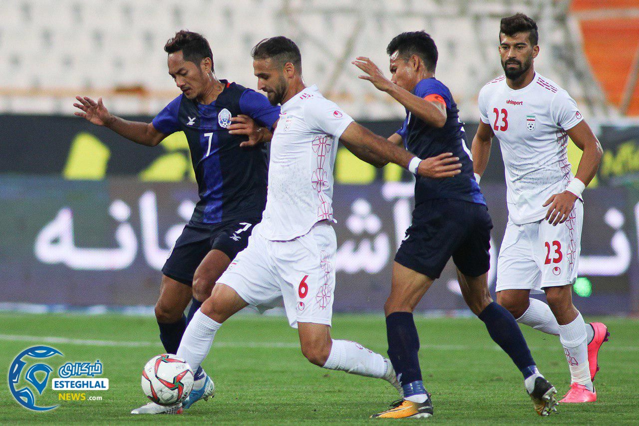 بازی تیم ملی ایران مقابل کامبوج