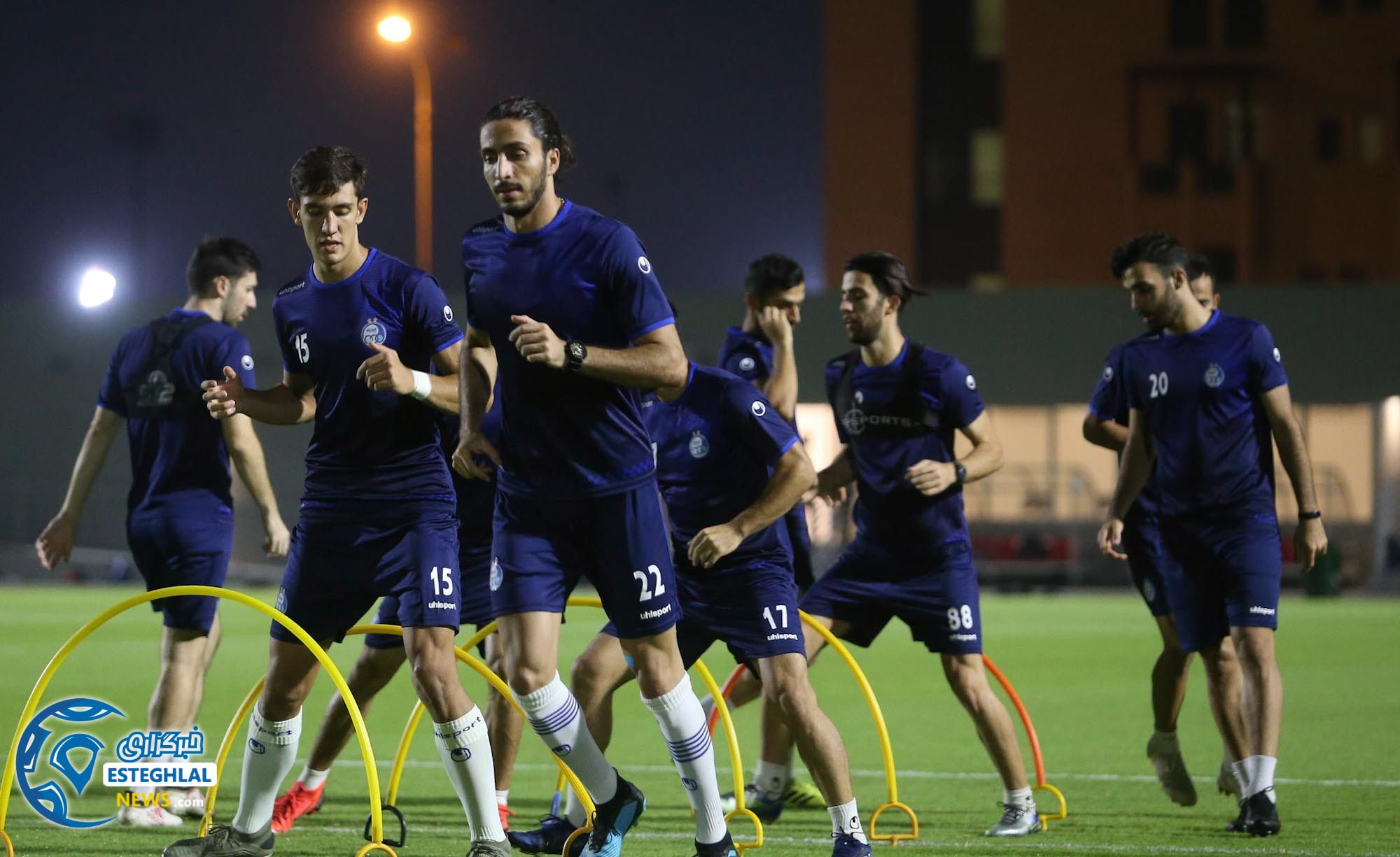 تمرین استقلال در دوحه