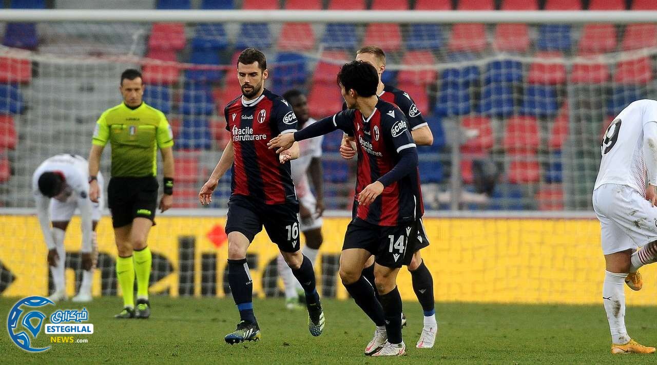 بولونیا 1-2 آث میلان