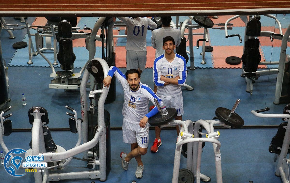 تمرین استقلال 8 بهمن  ماه 97