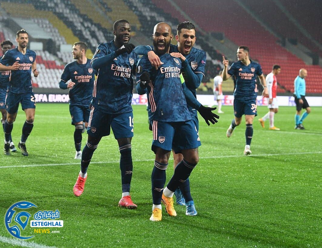 اسلاویاپراگ 0-4 آرسنال