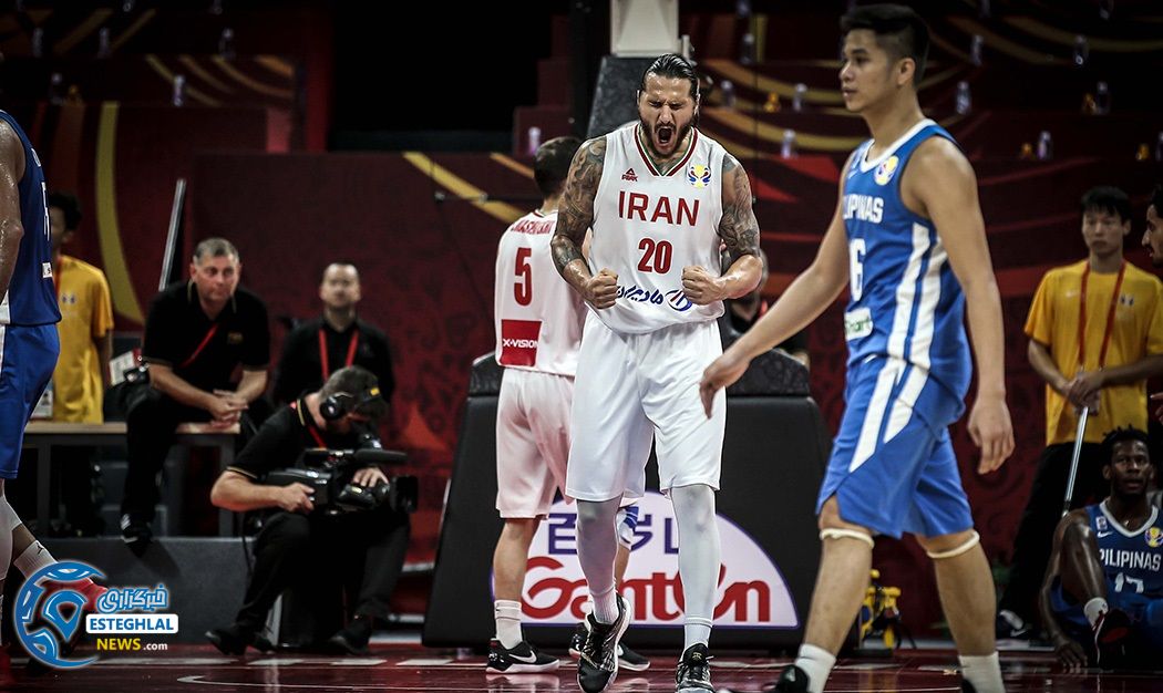 دیدار تیم ملی بسکتبال ایران و فیلیپین