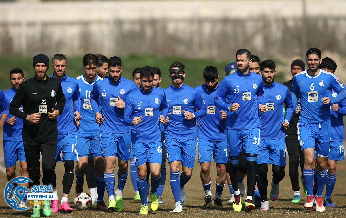 تمرین استقلال 25 بهمن ماه 97