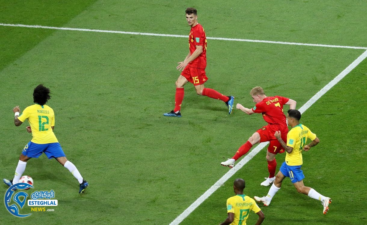 دیدار برزیل و بلژیک