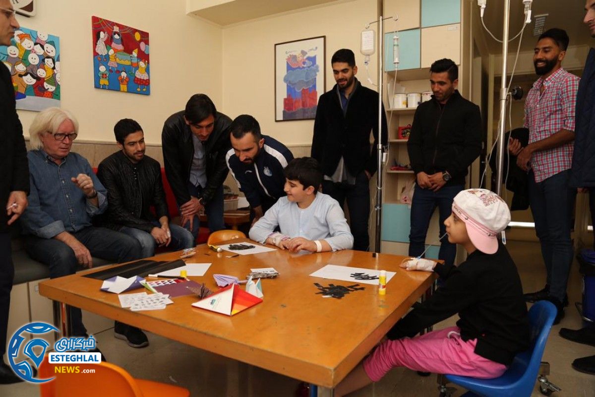 حضور استقلالی ها در موسسه محک