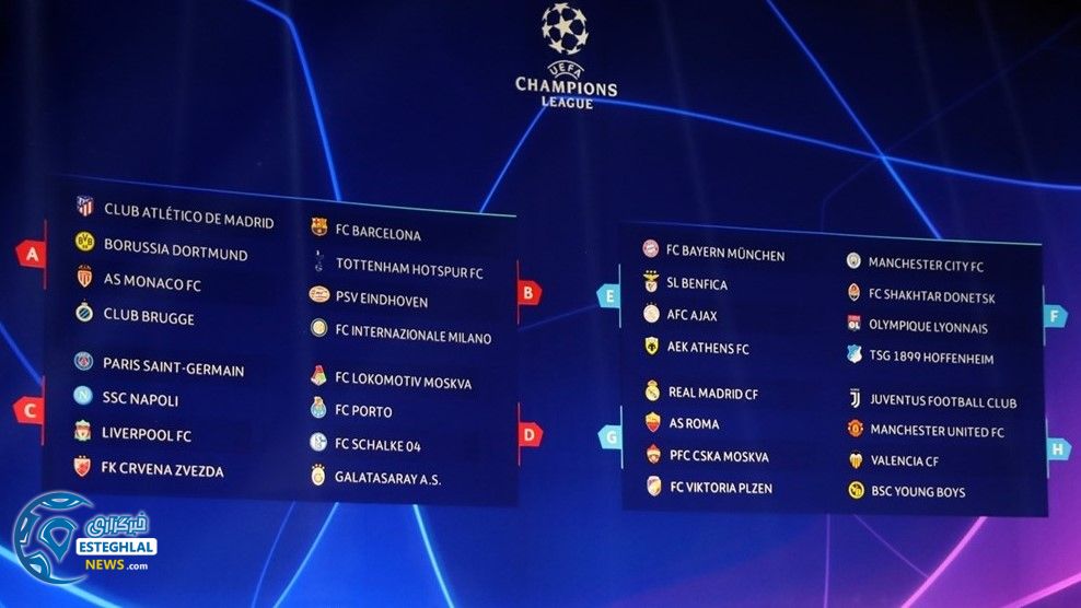 قرعه کشی لیگ قهرمانان اروپا