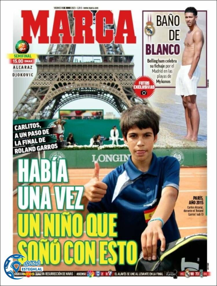 روزنامه ورزشی مارکا جمعه 19 خرداد 1402  