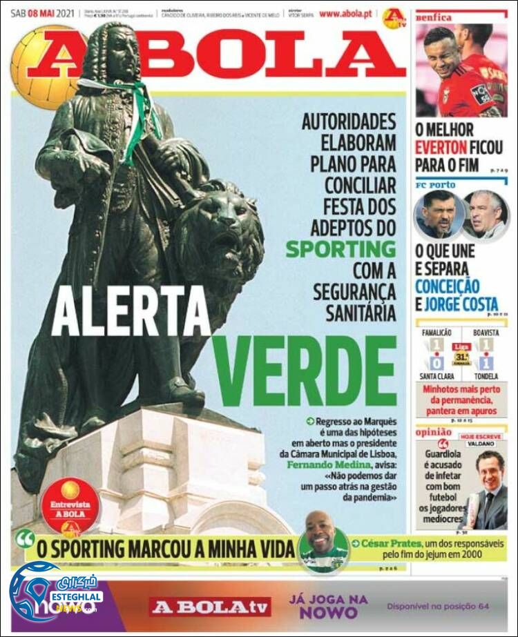 روزنامه ورزشی آبولا شنبه 18 اردیبهشت 1400