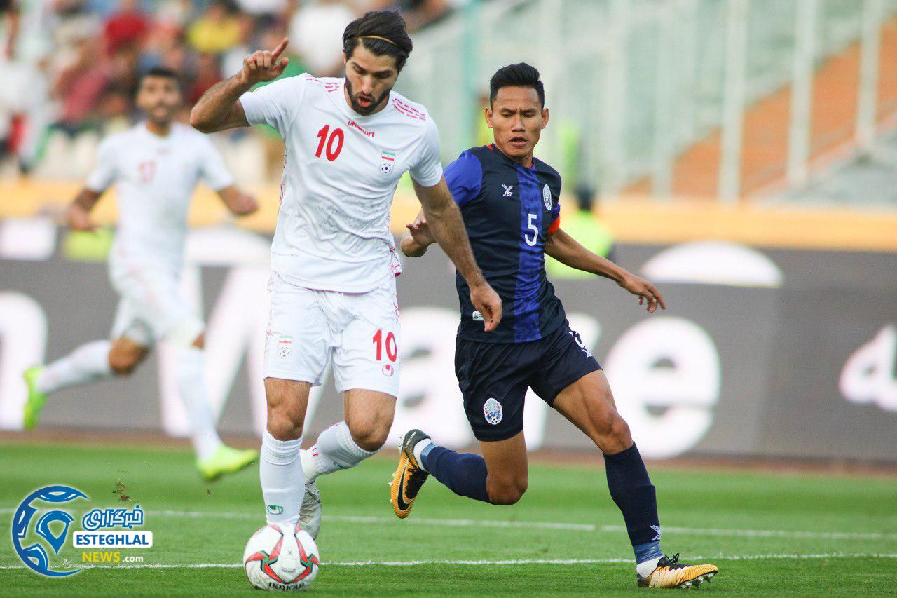 بازی تیم ملی ایران مقابل کامبوج