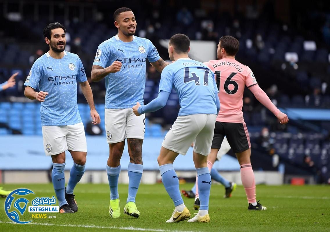 منچسترسیتی 1-0 شفیلد یونایتد