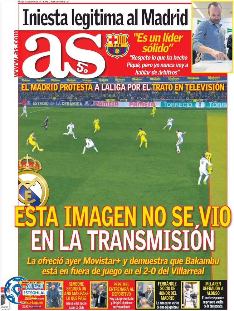 روزنامه های ورزشی جهان 10 اسفند