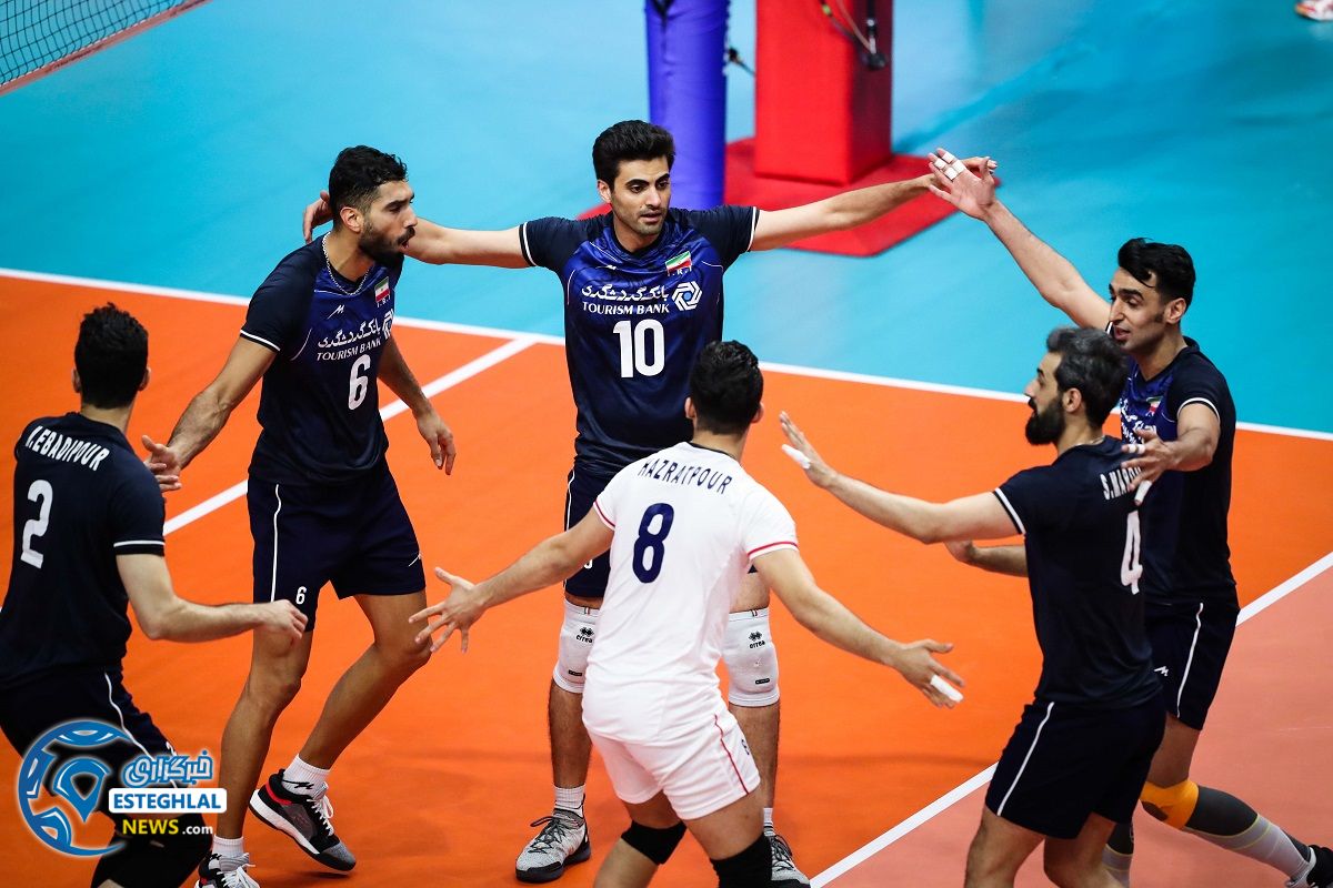 دیدار تیم ملی والیبال برزیل و ایران