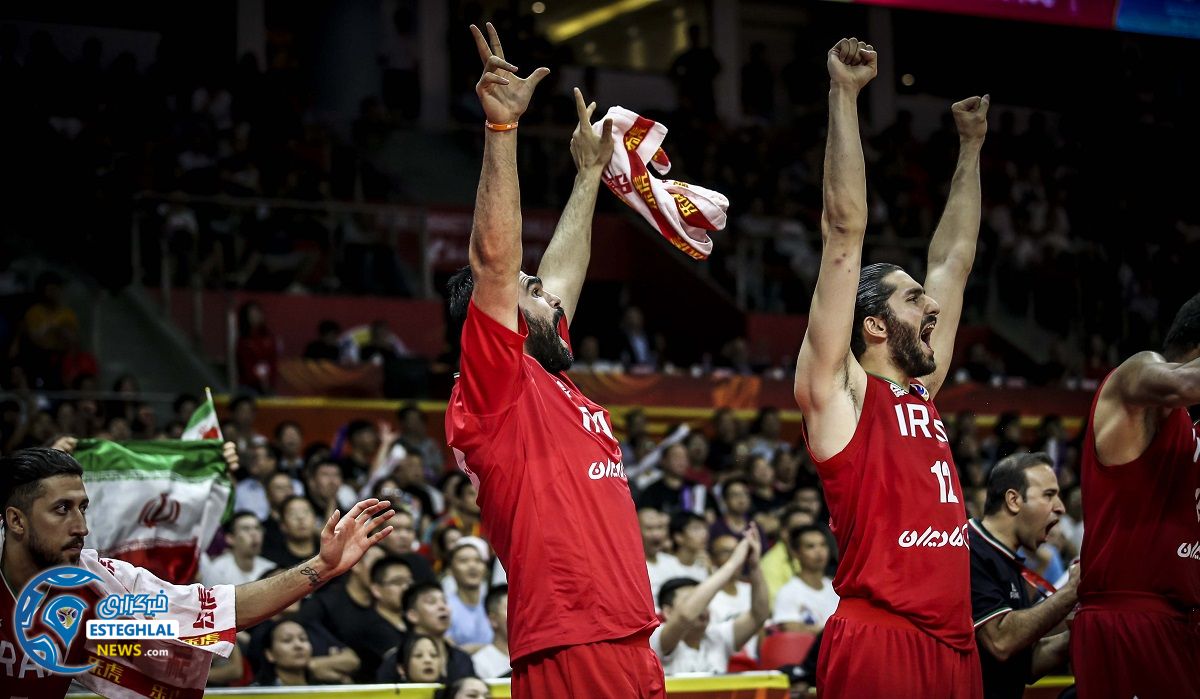 دیدار تیم ملی بسکتبال ایران واسپانیا