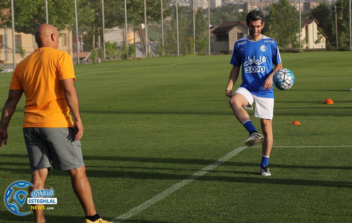 تمرین استقلال در اردوی ارمنستان